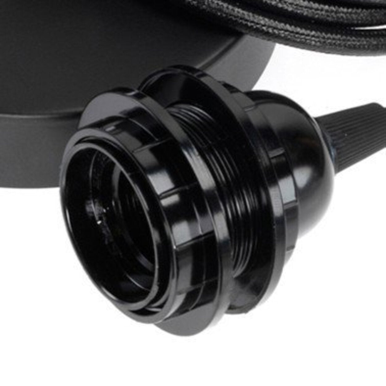 Lamp socket for Ceiling - Black - 1 Fitting