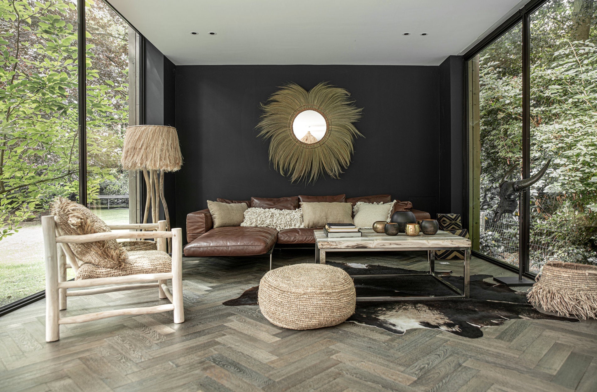 The Pierced Ball - Black Gold - S