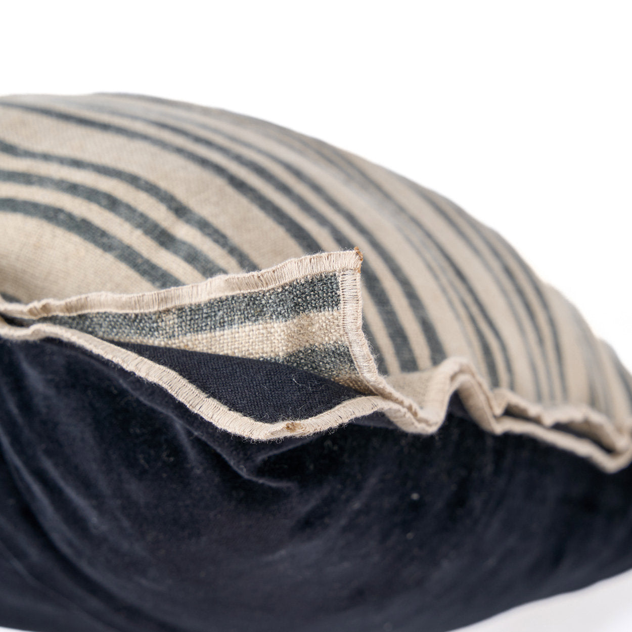 The Nordic Stripe Cushion Cover - Natural Black - 50x50