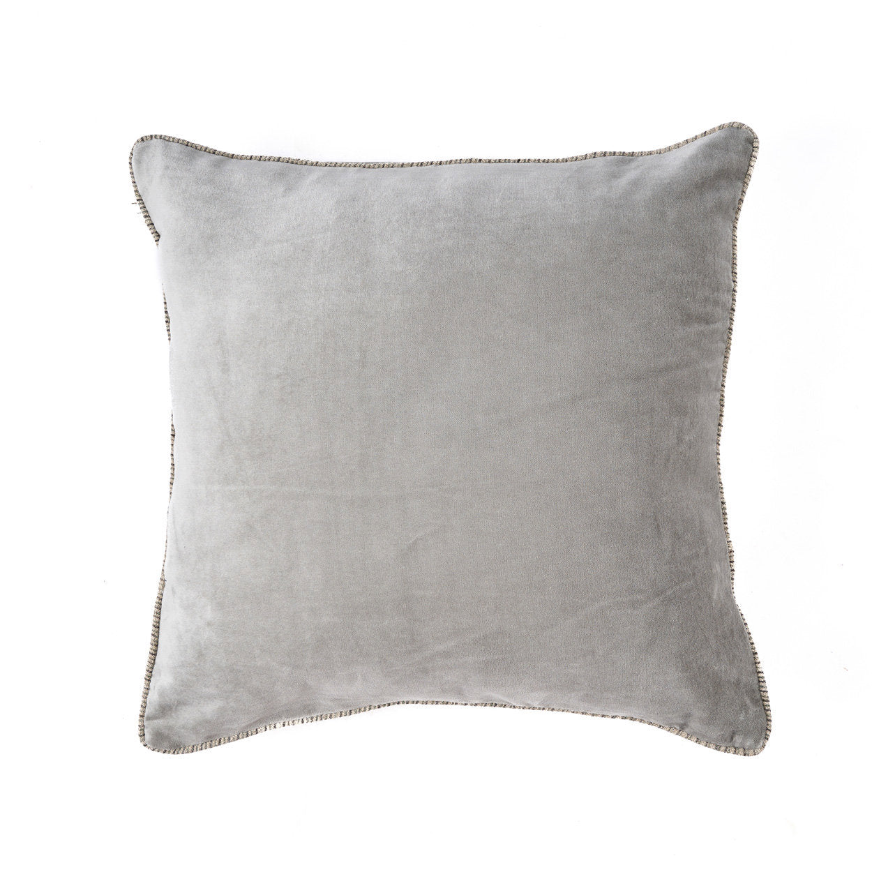 The Velvet Crush Cushion Cover - Grey - 50x50