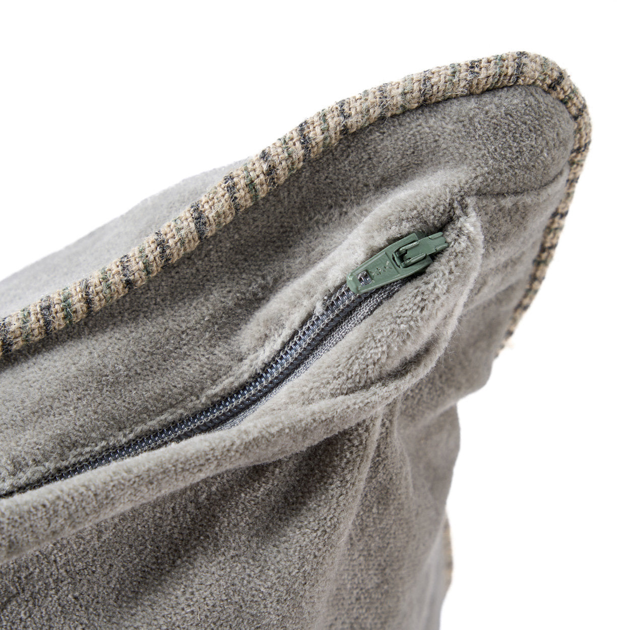 The Velvet Crush Cushion Cover - Grey - 50x50