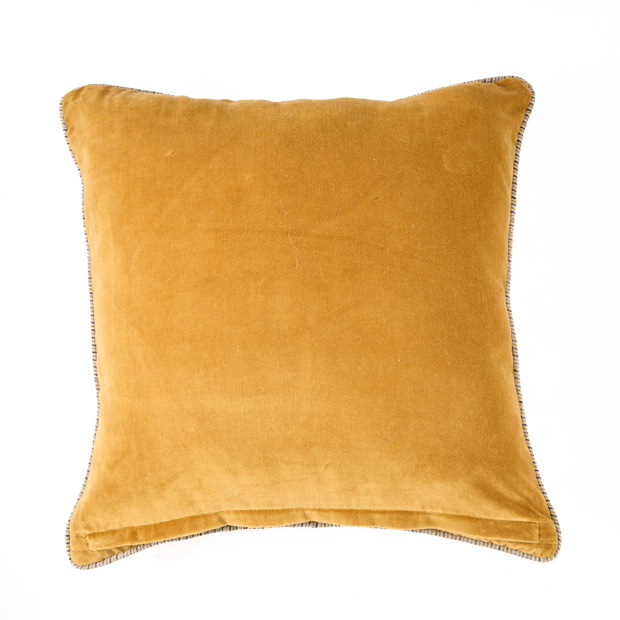 The Velvet Crush Cushion Cover - Mustard - 50x50