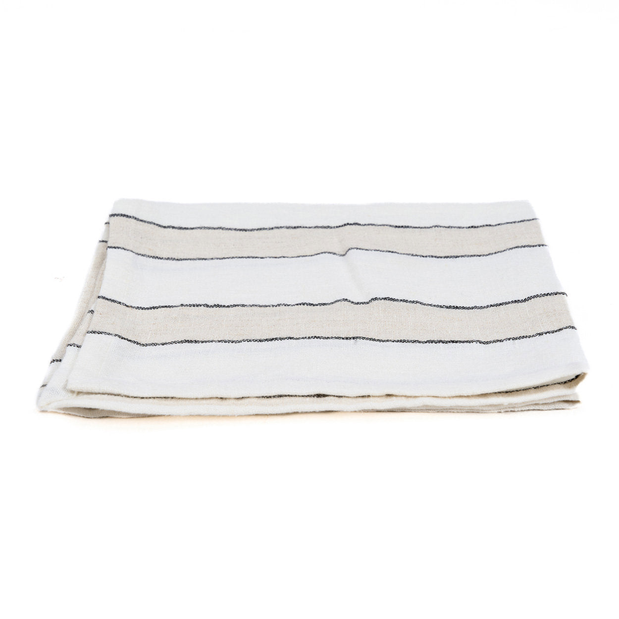 The Provence Napkin - Natural Black White - 45x45