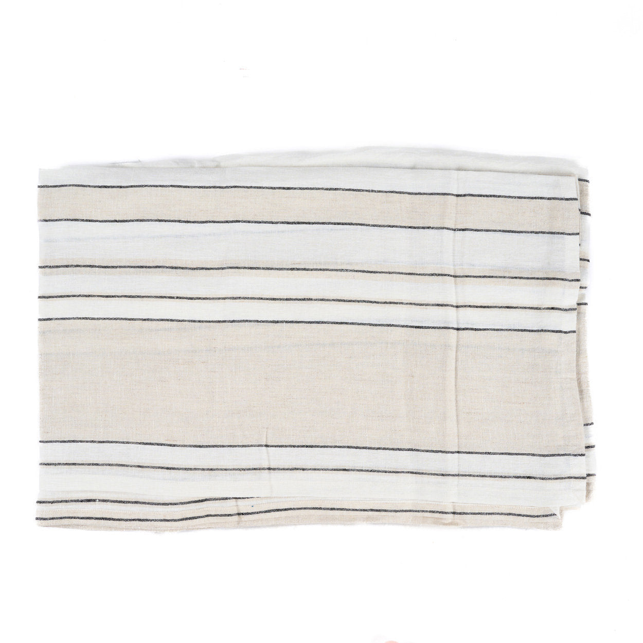 Het Provence Tafelkleed - Natural Black White - 150x250