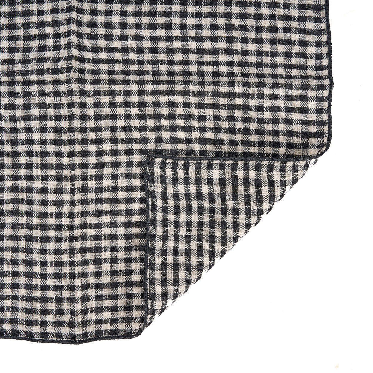 Het Picknick Servet - Natural Black - 45x45