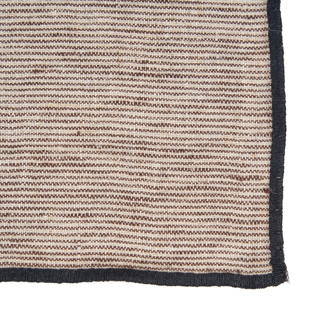 Het Code Linnen Servet - Natural Black - 45x45