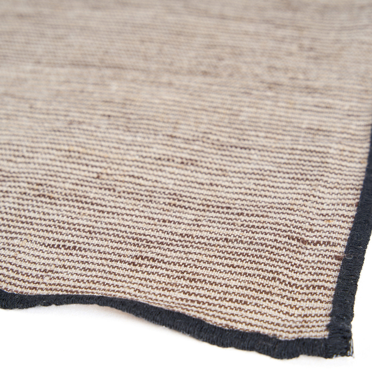 Het Code Linnen Servet - Natural Black - 45x45