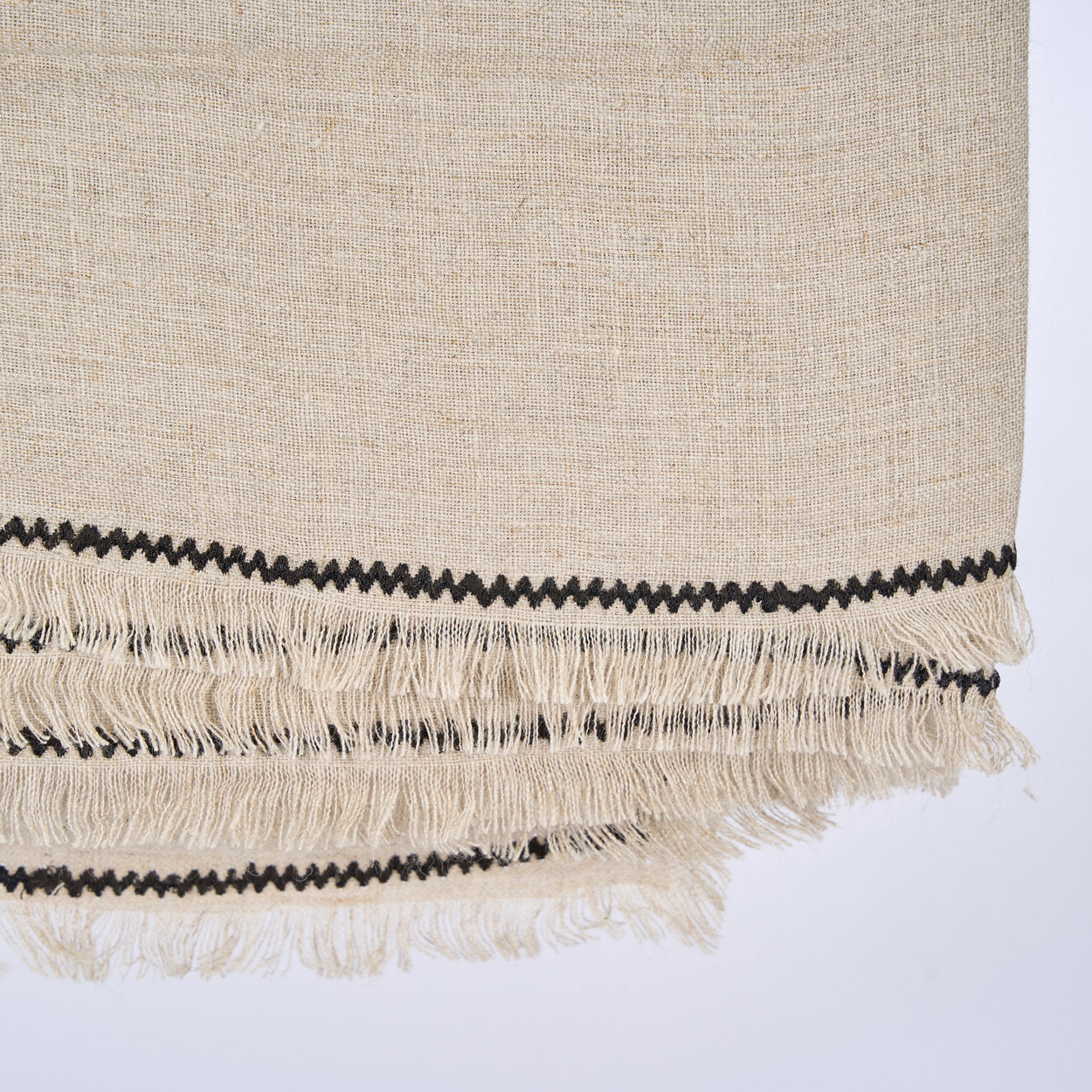 Het Tuscany Tafelkleed - Natuurlijk Zwart - 150x250