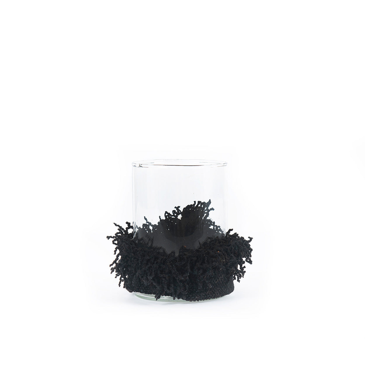 De Oh My Gee Kaarsenhouder - Zwart Velvet - M