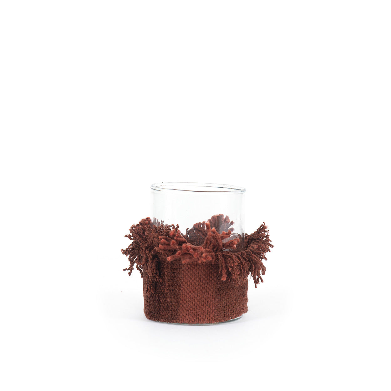 The Oh My Gee Candle Holder - Bordeaux Velvet - M