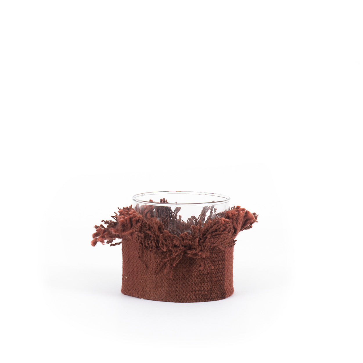 The Oh My Gee Candle Holder - Bordeaux Velvet - S