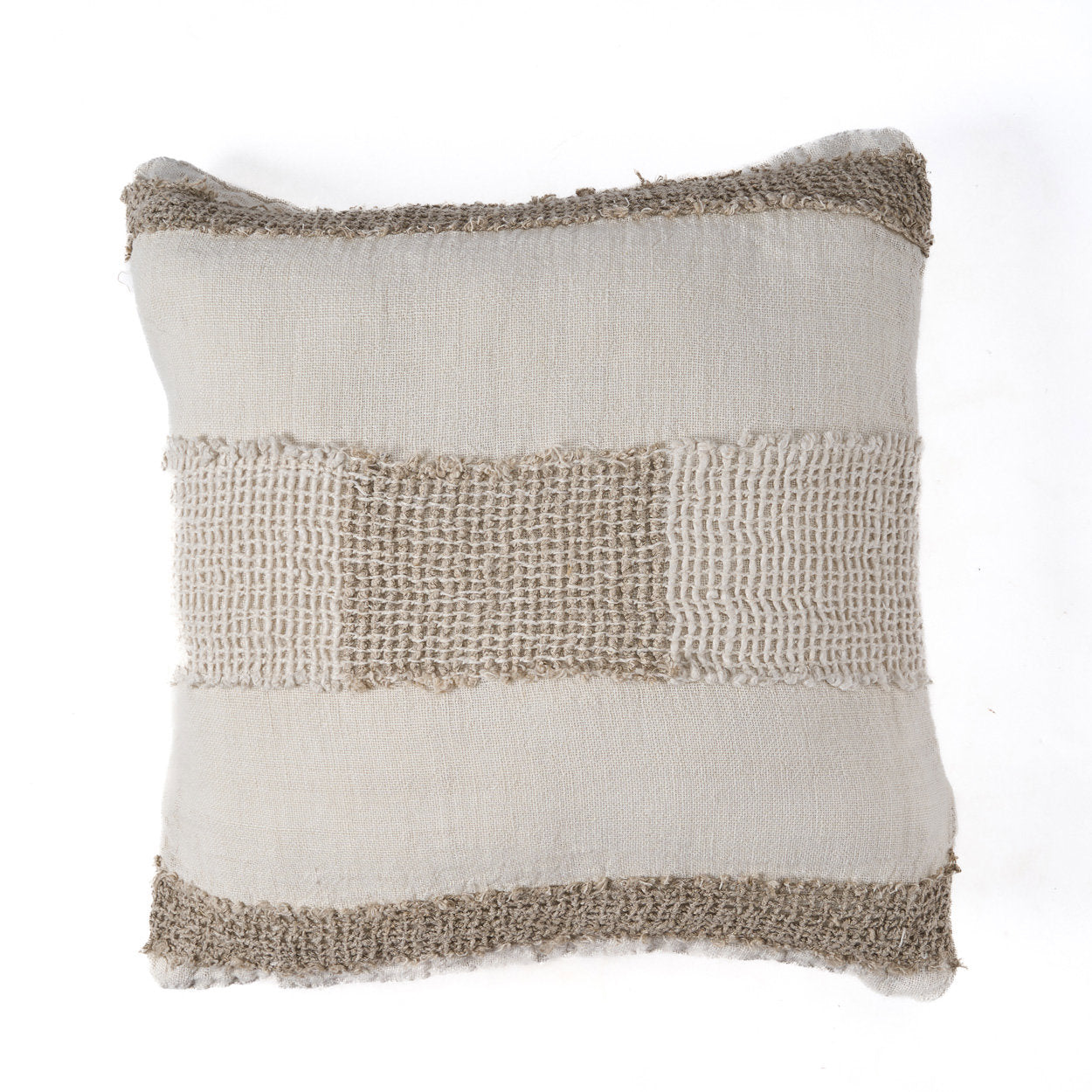De Linen Threads Kussensloop - Naturel
