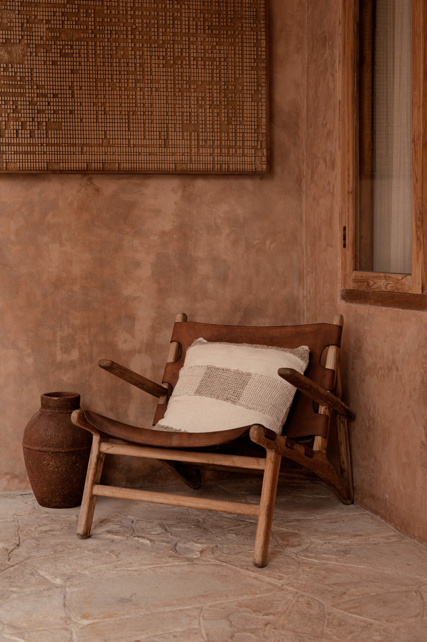 De Linen Threads Kussensloop - Naturel