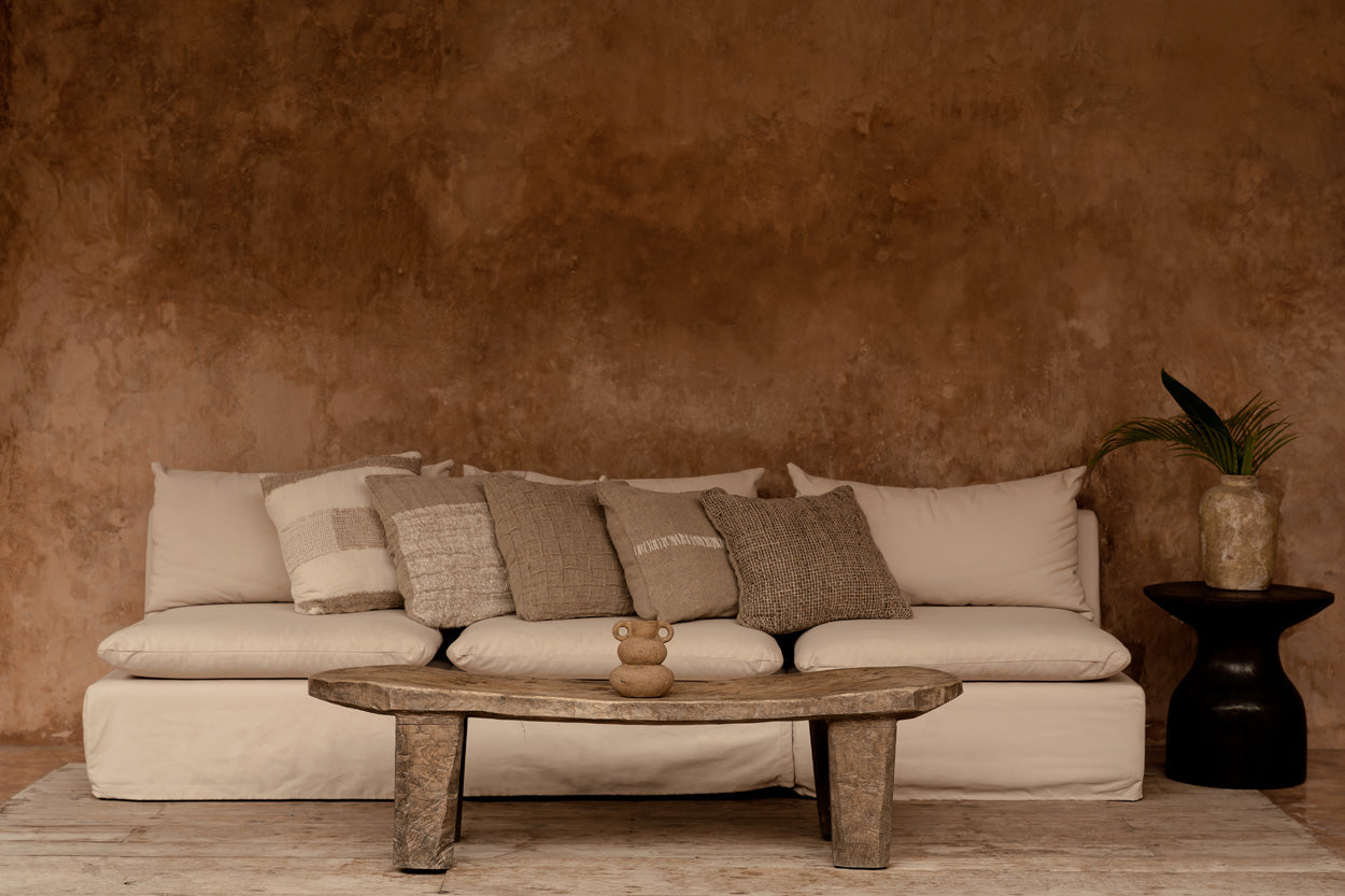 De Linen Threads Kussensloop - Naturel