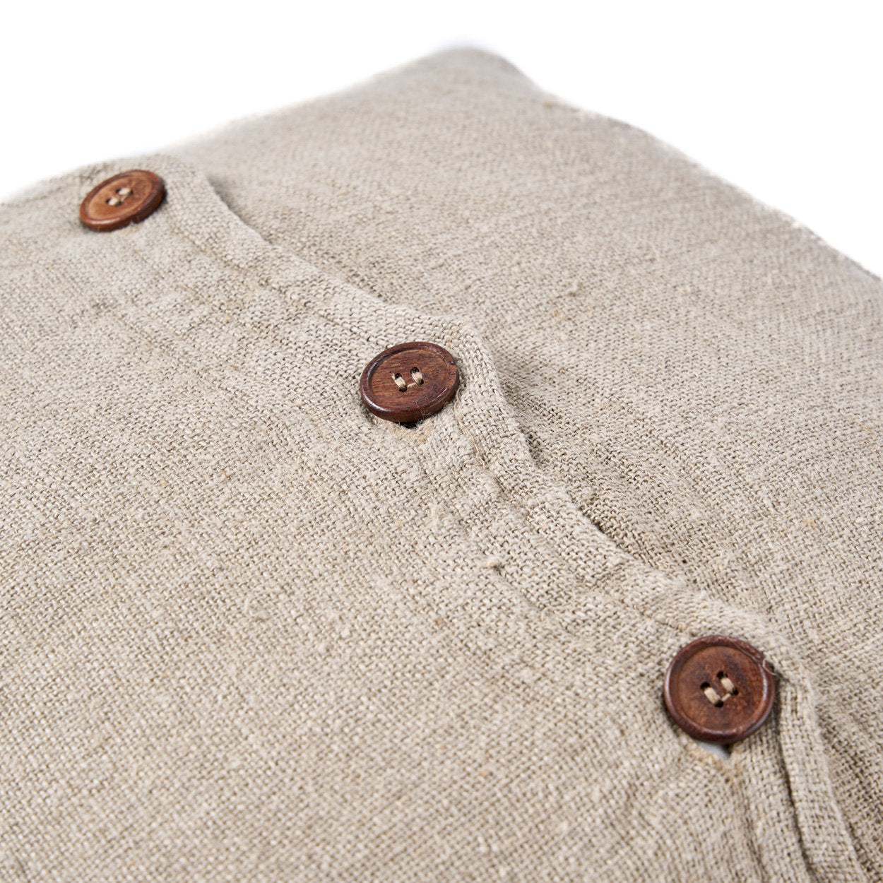 De Linen Edit Kussensloop - Naturel