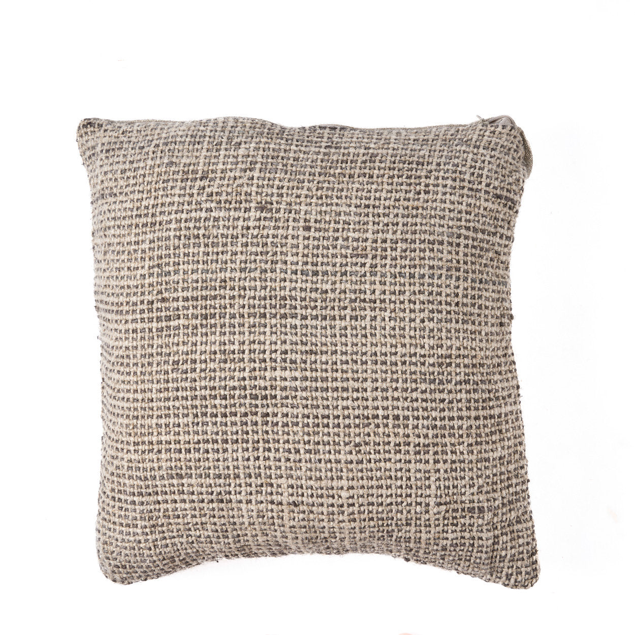 De Linen Grain Kussensloop - Naturel Zwart