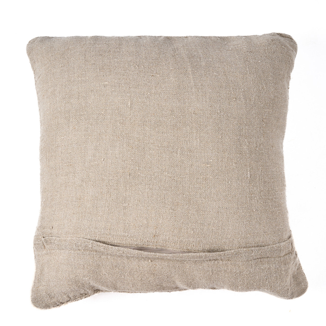 De Linen Stitch Kussensloop - Naturel Wit