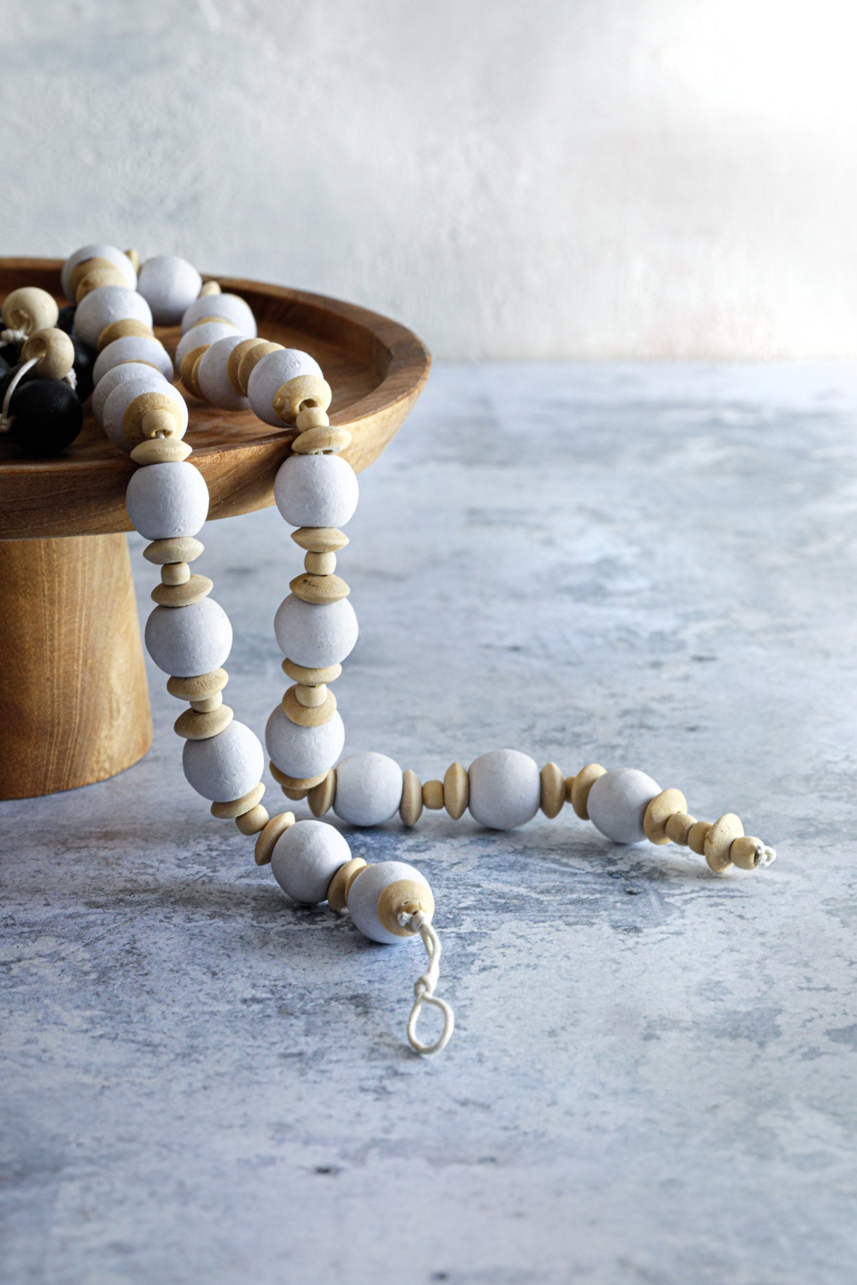 De Canggu Halsketting - Naturel Wit