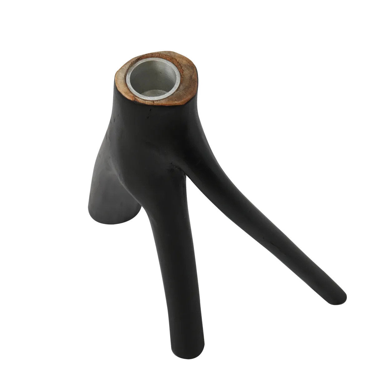 Bougeoir Triple Twig - Noir