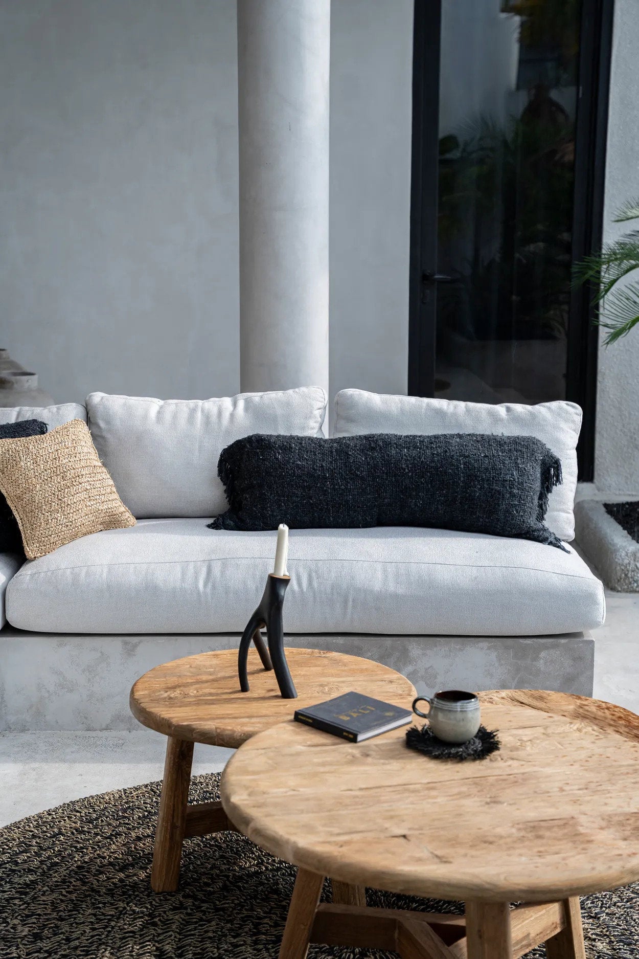 Bougeoir Triple Twig - Noir