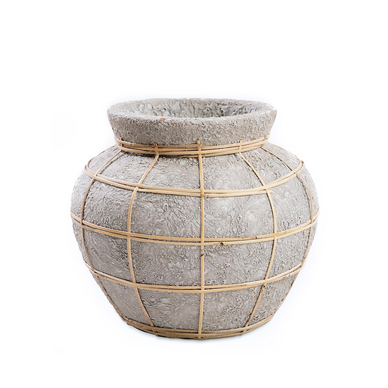 Le Vase Belly - Béton Naturel - M