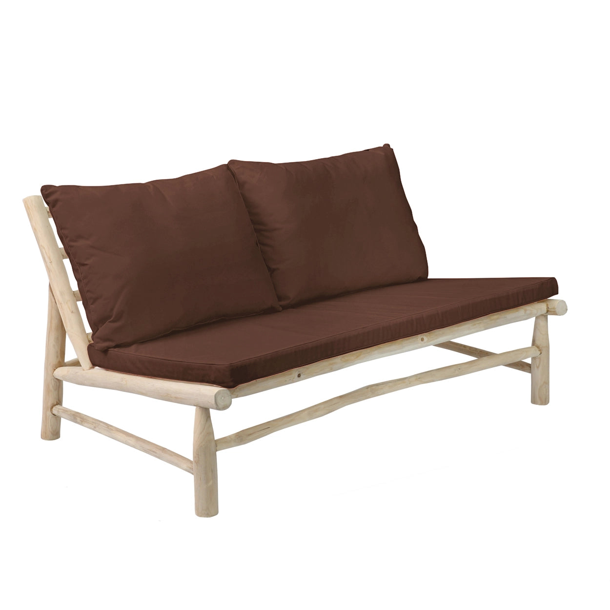 The Island Two Seater - Natural Chocolate