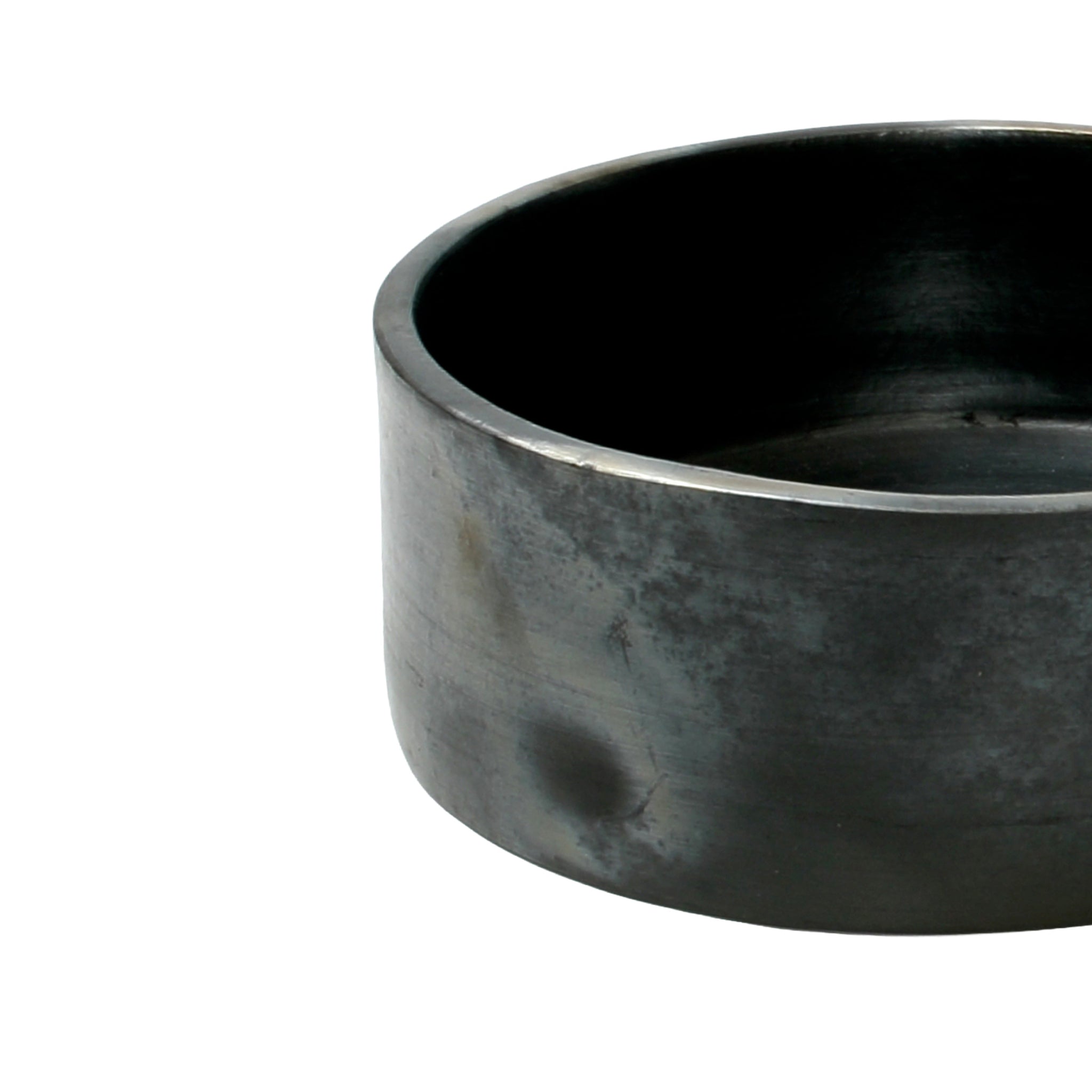 The Burned Cylinder Dish - Black - L