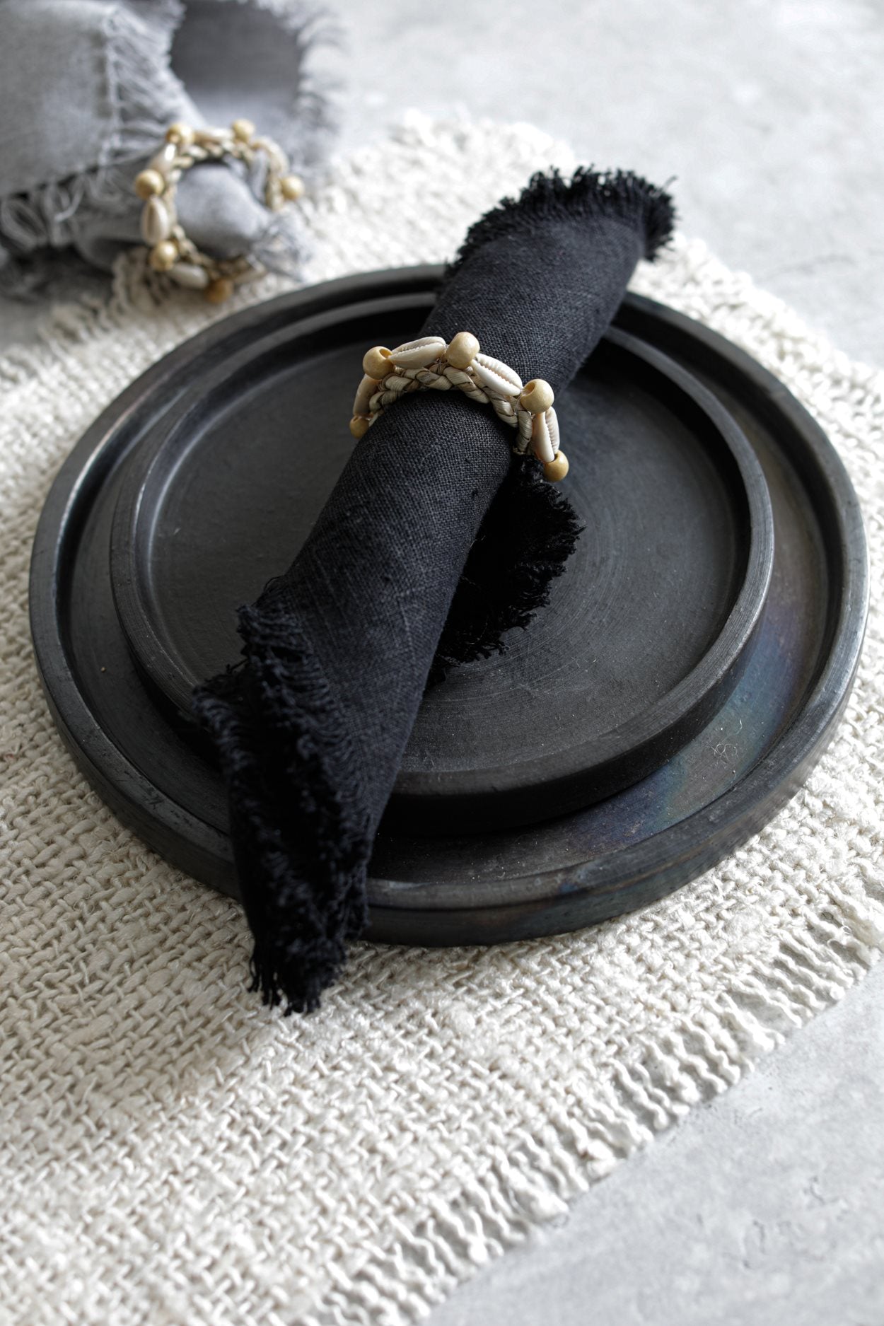 Het Terracotta Burned Bord - Zwart - M