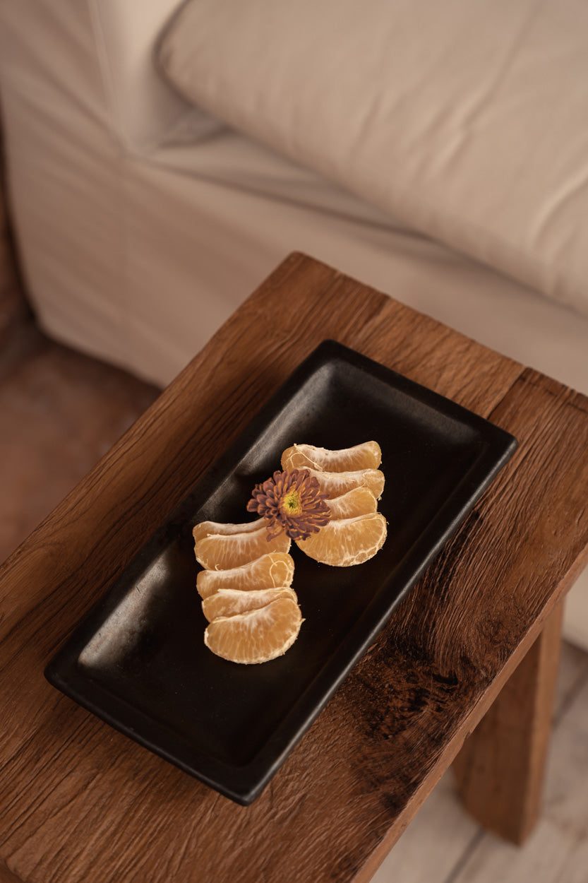 The Burned Sushi Plate - Black - M
