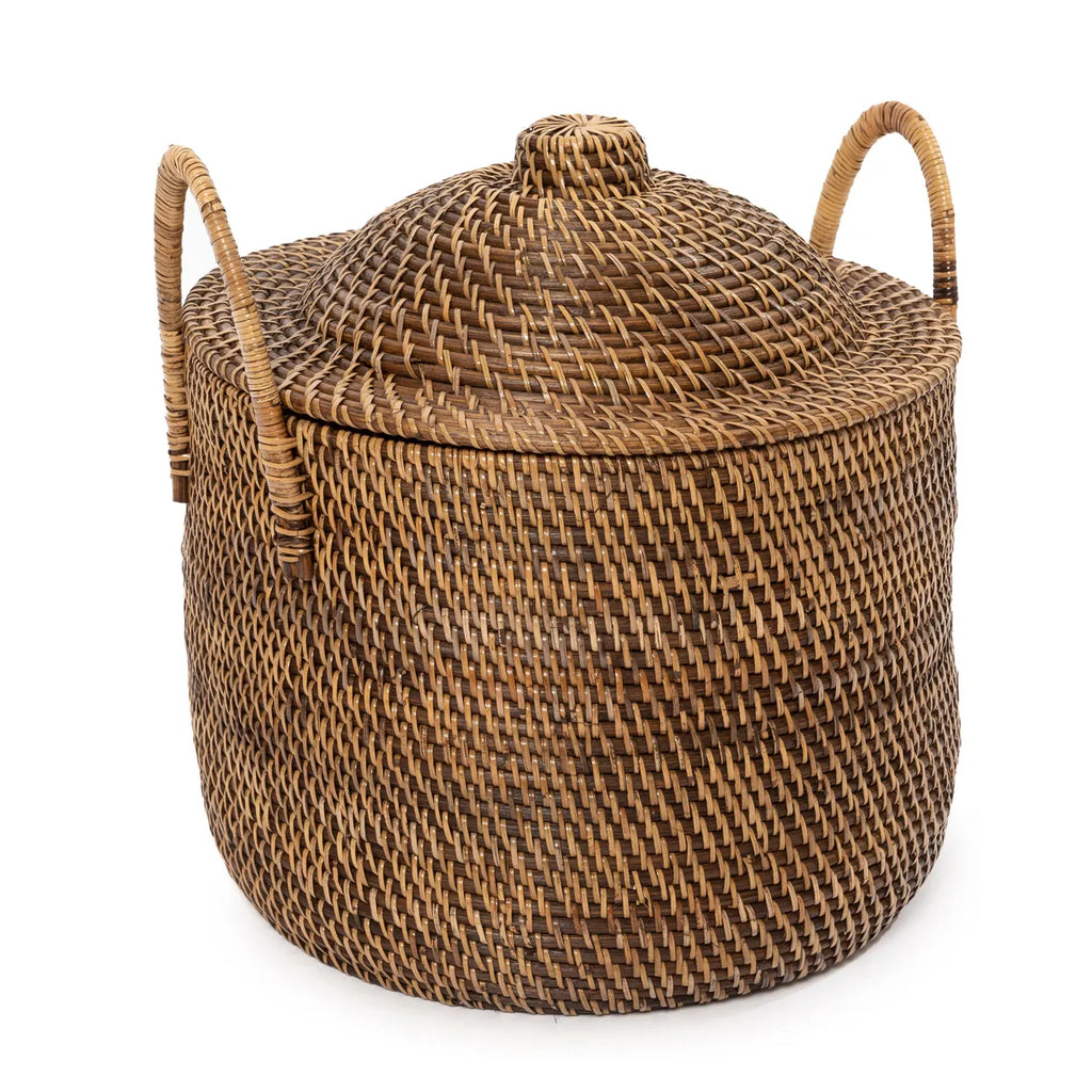 Le panier à poignées coloniales - Brun naturel