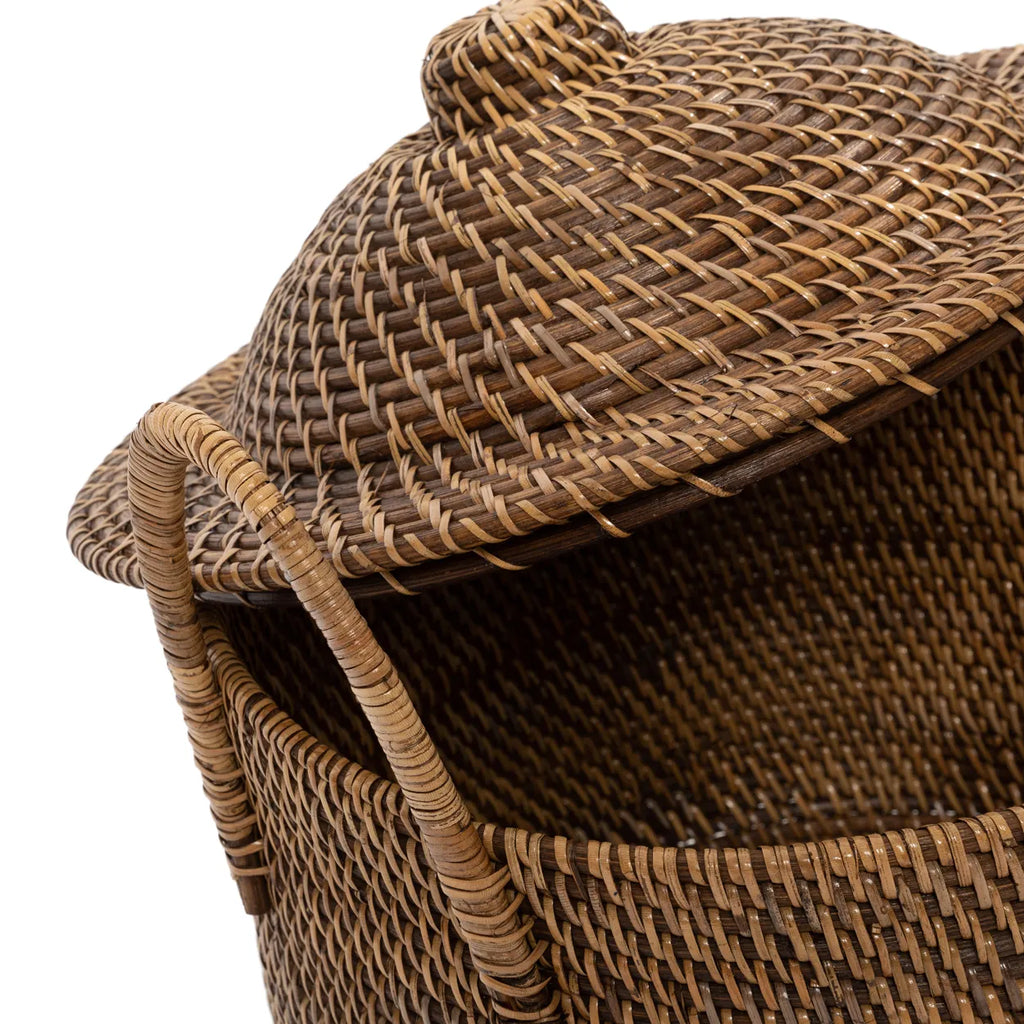 Le panier à poignées coloniales - Brun naturel