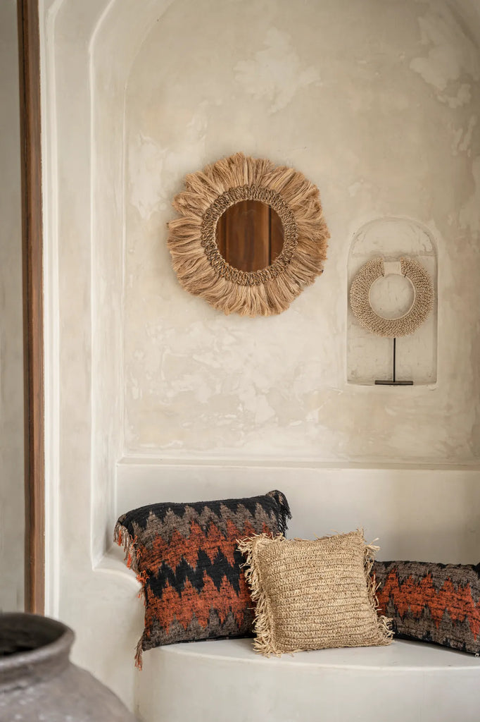 De Oh My Gee Kussenhoes - Zwart Oranje - 60x60 Bazar Bizar