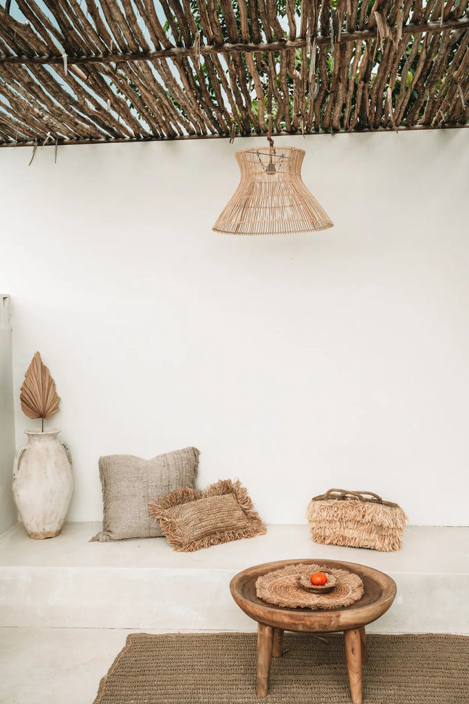De Raffia Bahamas Mand - Naturel Bazar Bizar