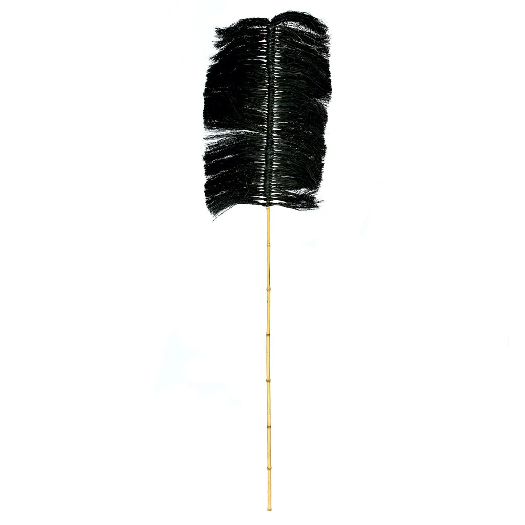 De Raffia Palmeira - Zwart - Set van 6 Bazar Bizar