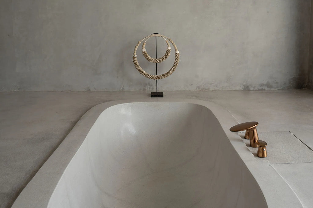 Dubbele Halsketting met Schelpen op Stand - Naturel