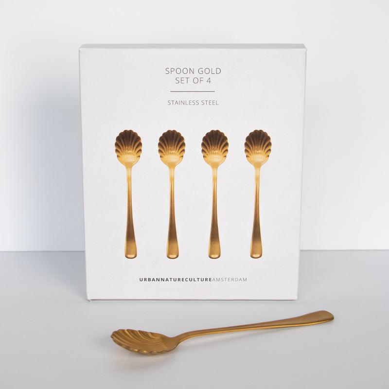 Spoon Gold, Set of 4 in gift pack