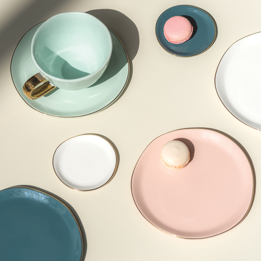 Good Morning plate Ø17 cm - Old Pink (set of 4)