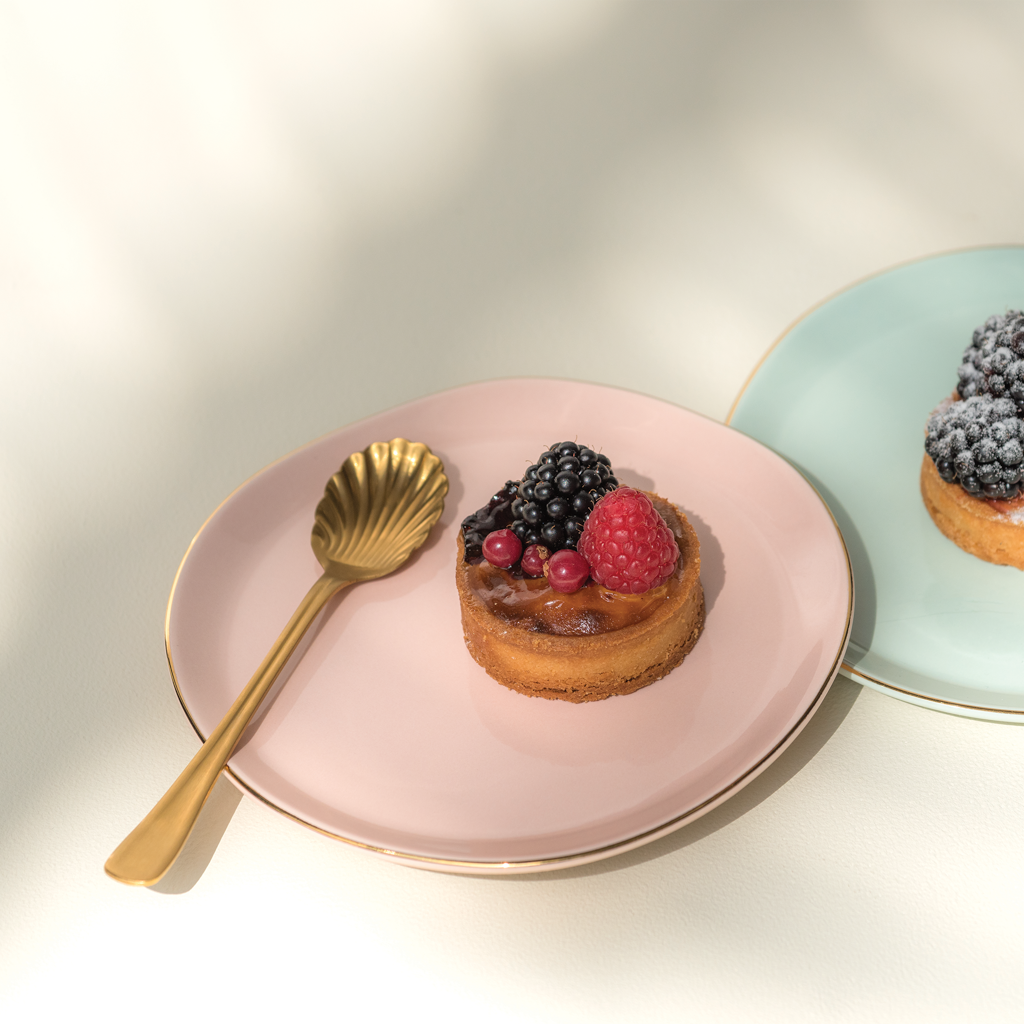 Good Morning plate Ø17 cm - Old Pink (set of 4)