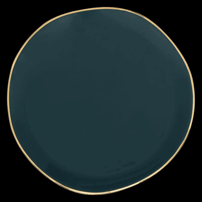 Good Morning plate Ø17 cm - Blue Green (set of 4)