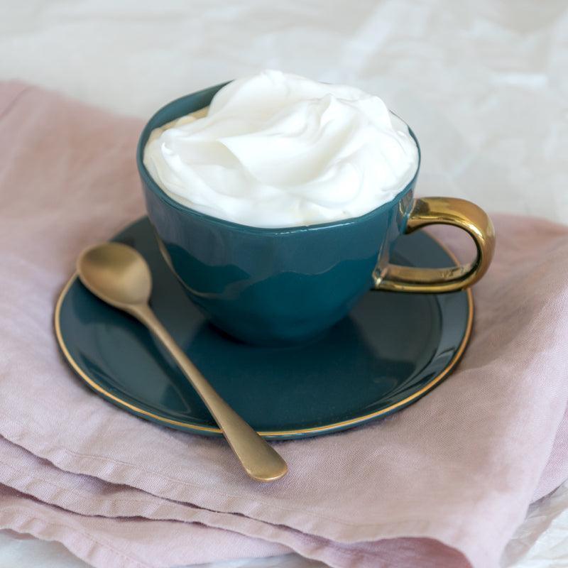 Good Morning plate Ø17 cm - Blue Green (set of 4)