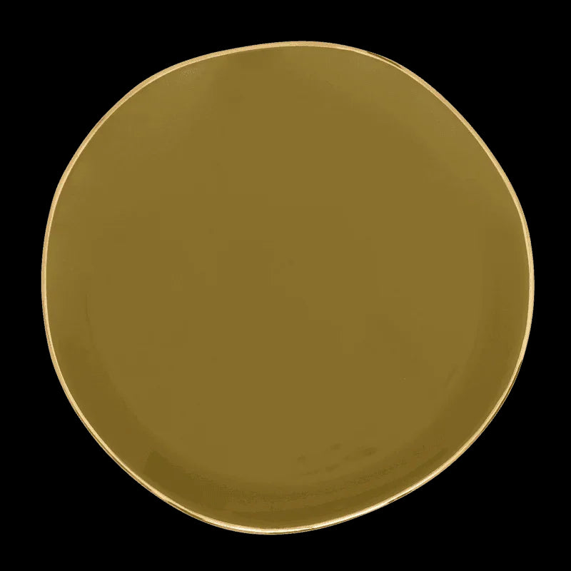 Good Morning plate Ø17 cm - Amber Green (set of 4)