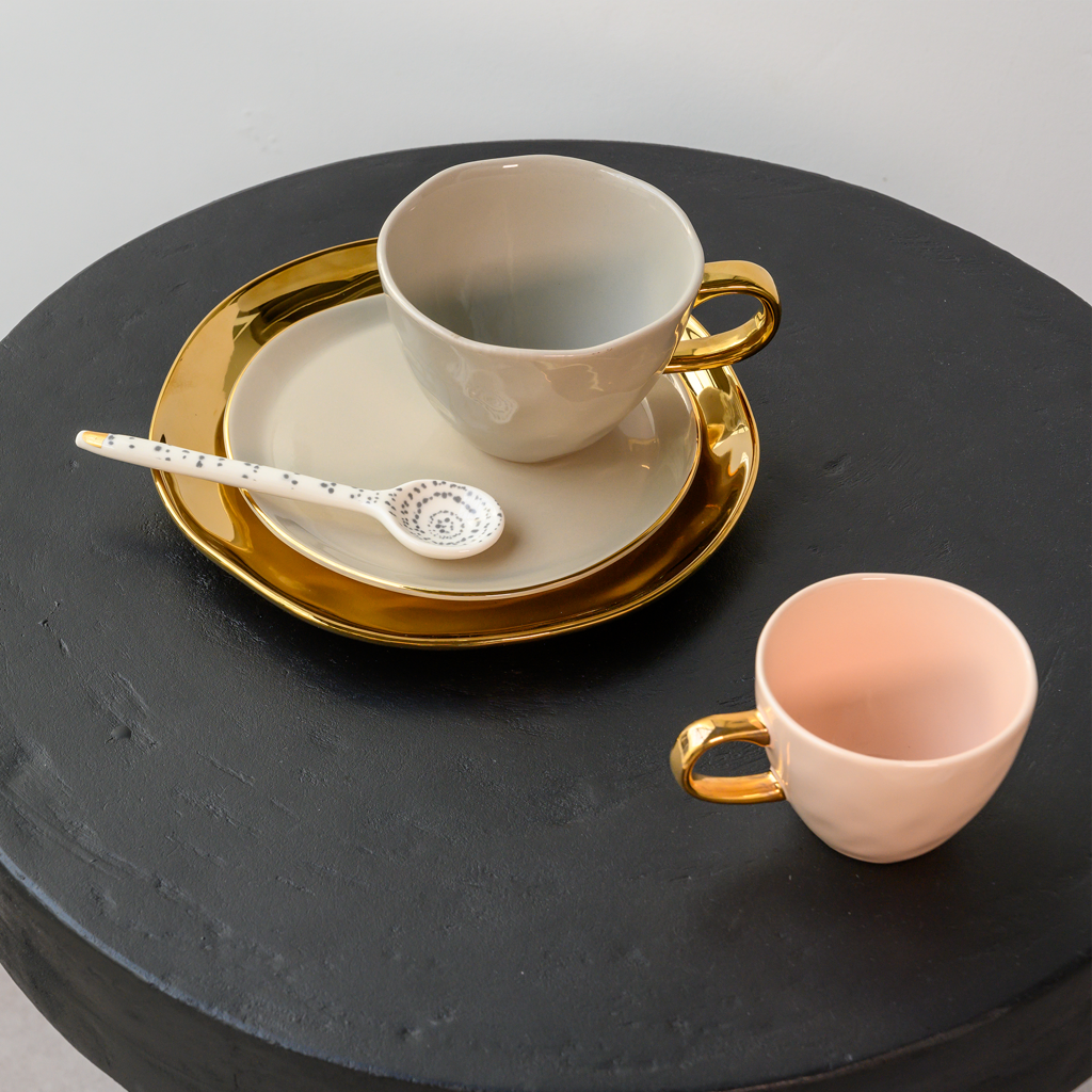Good Morning plate Ø17 cm - Gray Morn (set of 4)