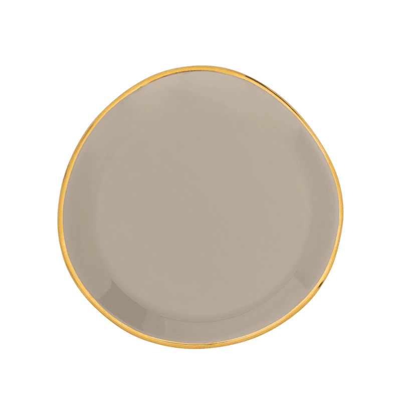 Good Morning plate Ø9 cm - Gray Morn (set of 4)