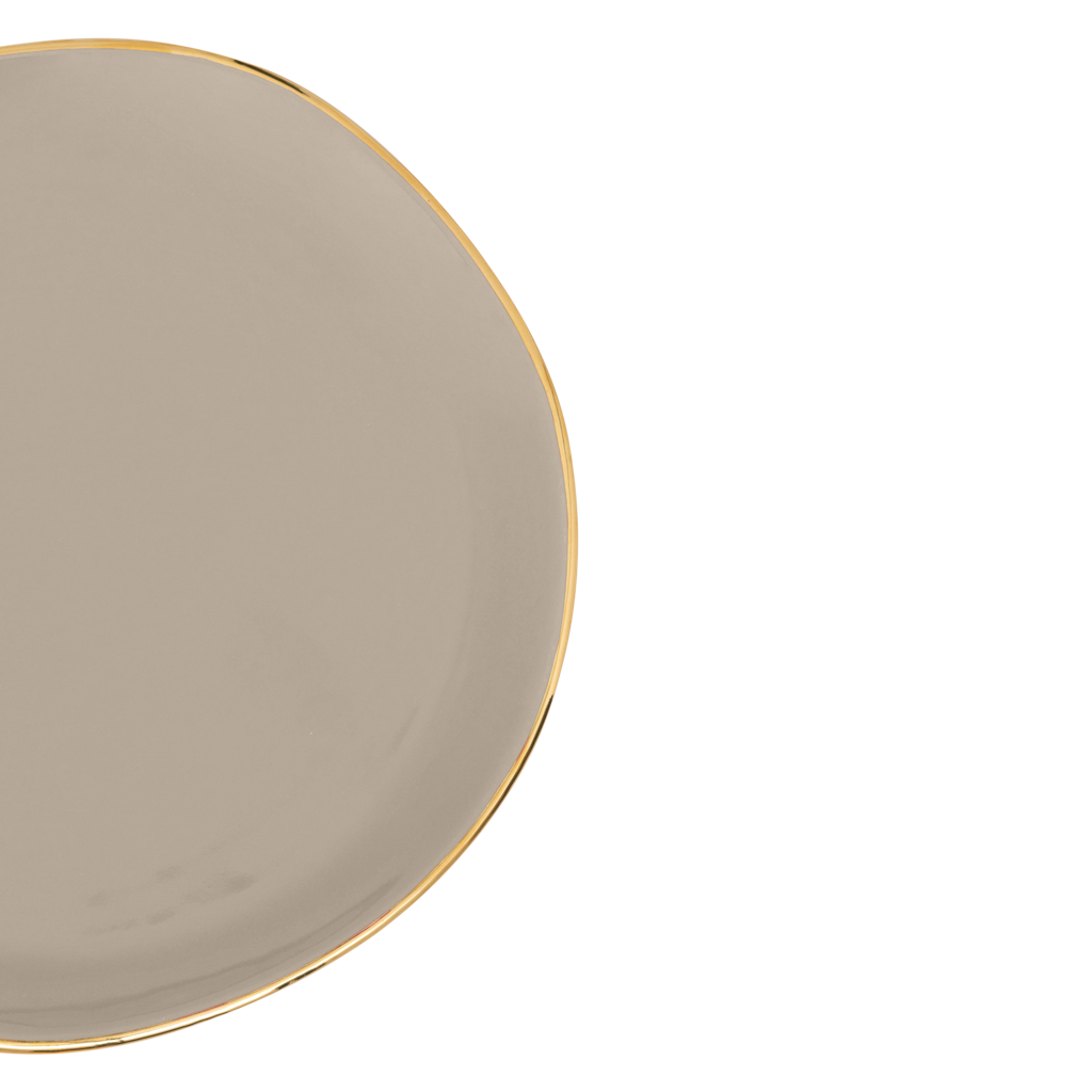 Good Morning plate Ø9 cm - Gray Morn (set of 4)