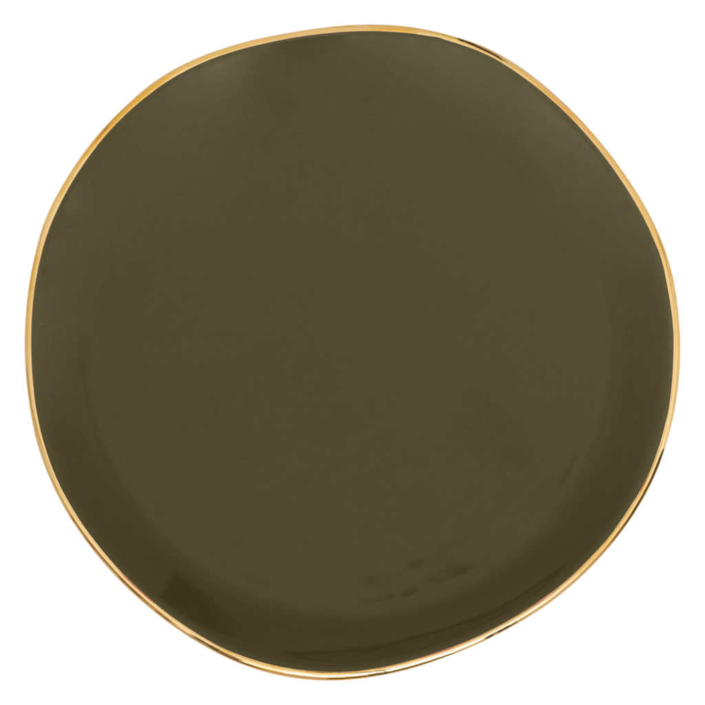 Good Morning plate Ø17 cm - Fir Green (set of 4)