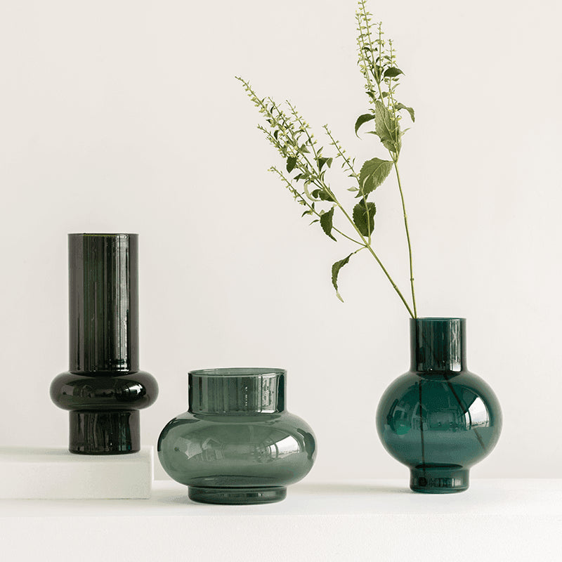 Vase Recycled Glass Tummy A