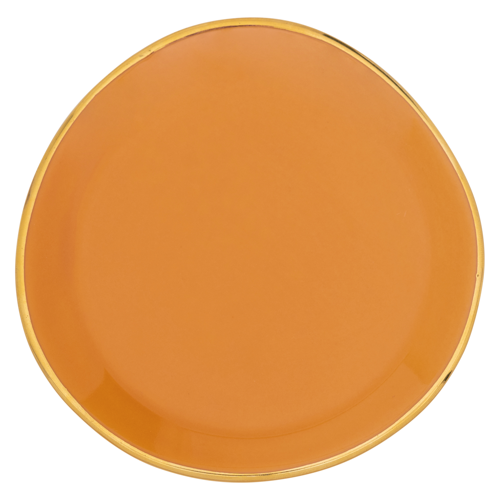 Good Morning plate Ø9 cm - Caramel (set of 4)