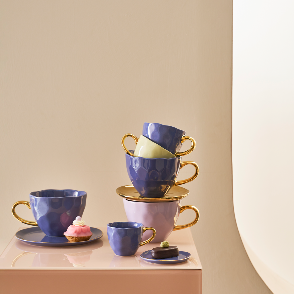 Good Morning plate Ø17 cm - Lila (set of 4)