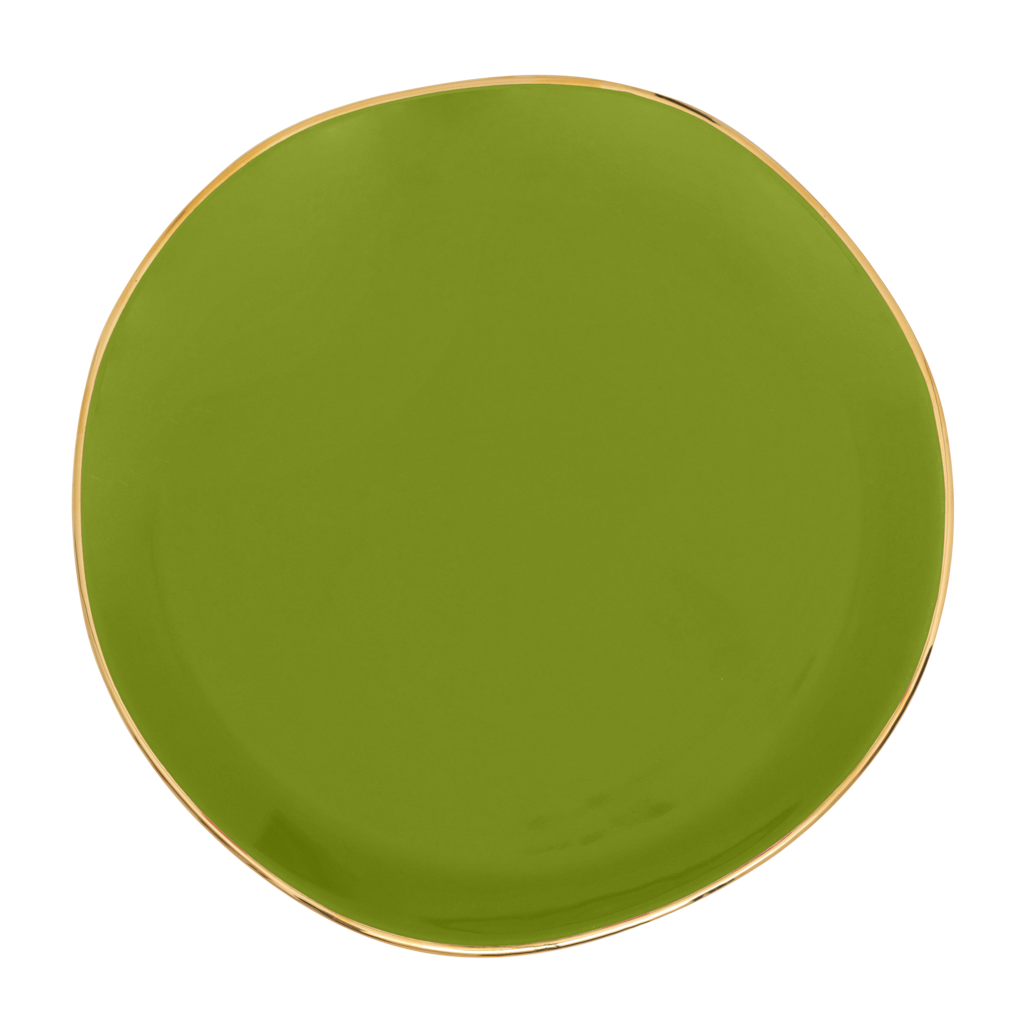 Good Morning plate Ø17 cm - Ever Green Sprig (set of 4)