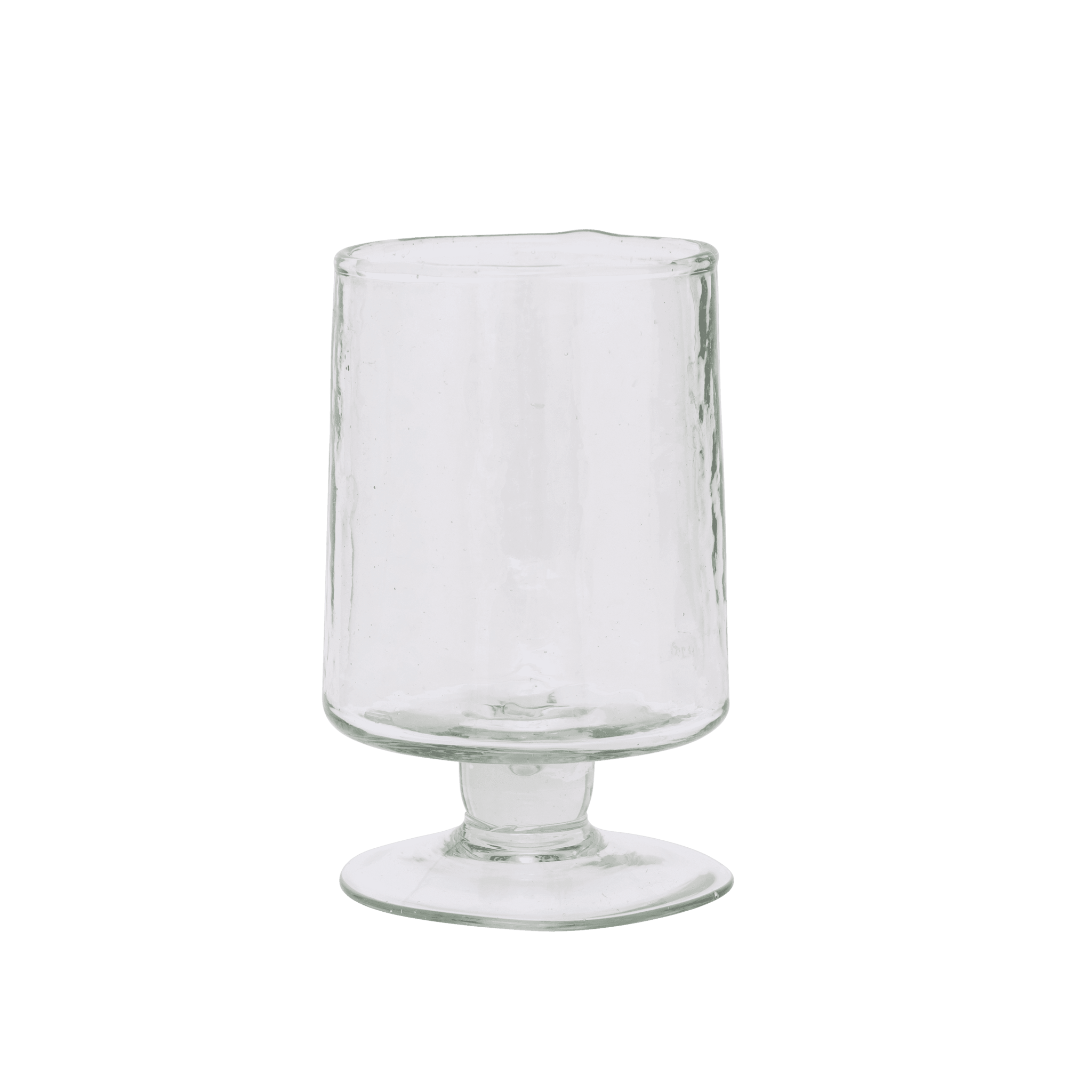 Wine glass Hammered Transparent (set of 4)